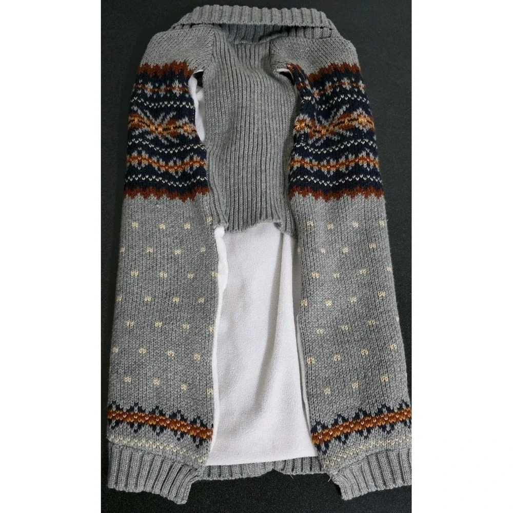 Telluride Clothing Company Pet Dog Sweater‎ Winter Hiking Ski XL Aztec Snow